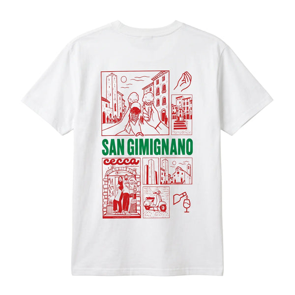 The Best of San Gimignano T-Shirt Bianca - Cecca