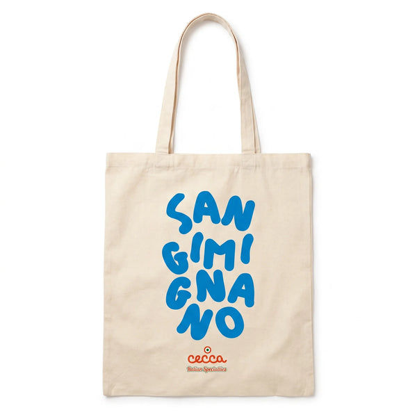 San Gimignano Totebag Azzurra - Cecca