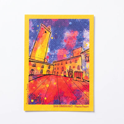 Cartolina San Gimignano - Cecca