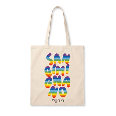 San Gimignano Totebag Arcobaleno  - Cecca