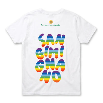 San Gimignano T-Shirt Arcobaleno - Cecca
