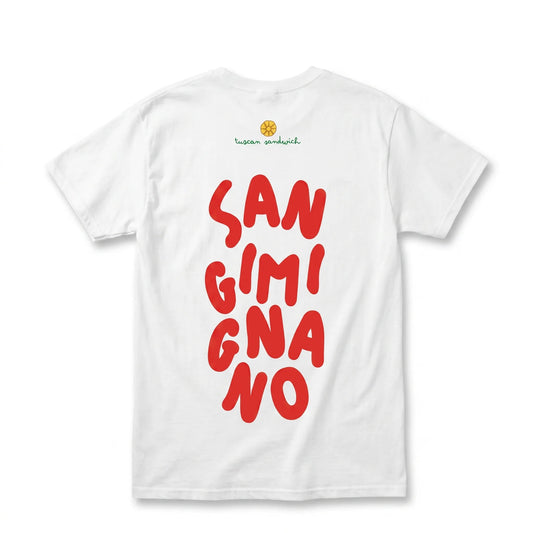 San Gimignano T-Shirt Bianca - Cecca