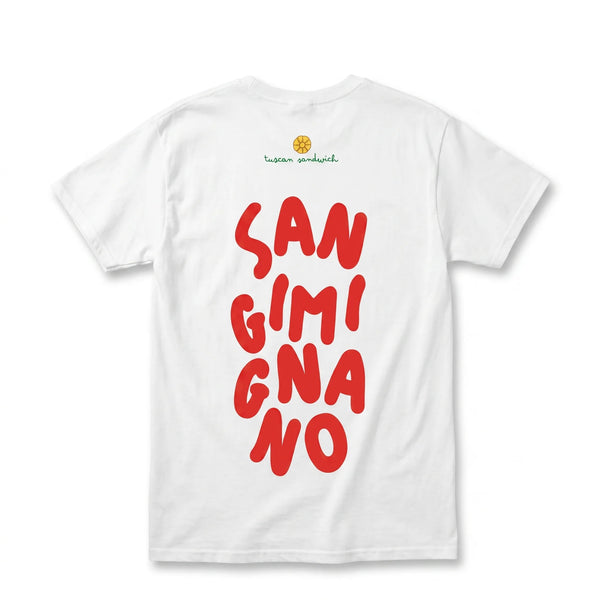 San Gimignano T-Shirt Bianca - Cecca